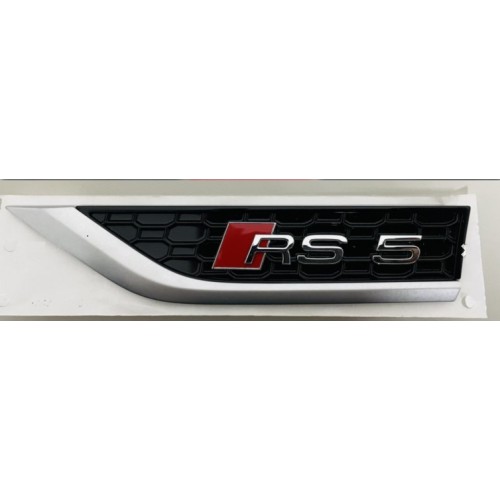 Audi RS5 originele zij emblemenset chroom kleur